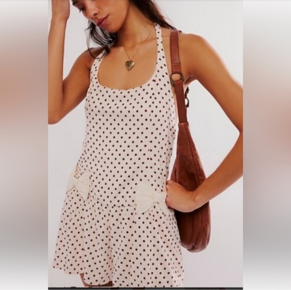 Polka Dot Halter Dress